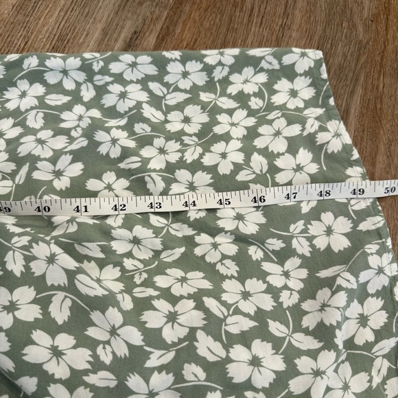 Anthropologie Kindred Green Size 2X Floral On Off Shoulder Maxi Smocked Dress - Picture 6 of 7